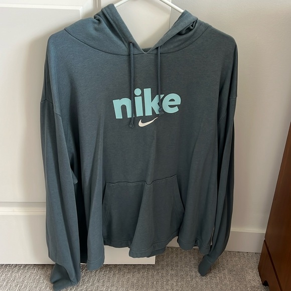 Nike Tops - Women’s Nike Blue Hoodie, Worn Once